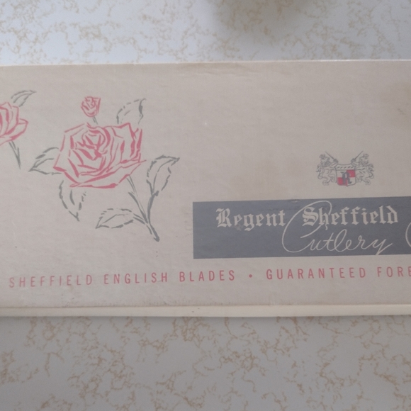 Regent Sheffield knife and fork serving set. VTG. Stainless Steel. Cutlery - Picture 2 of 11